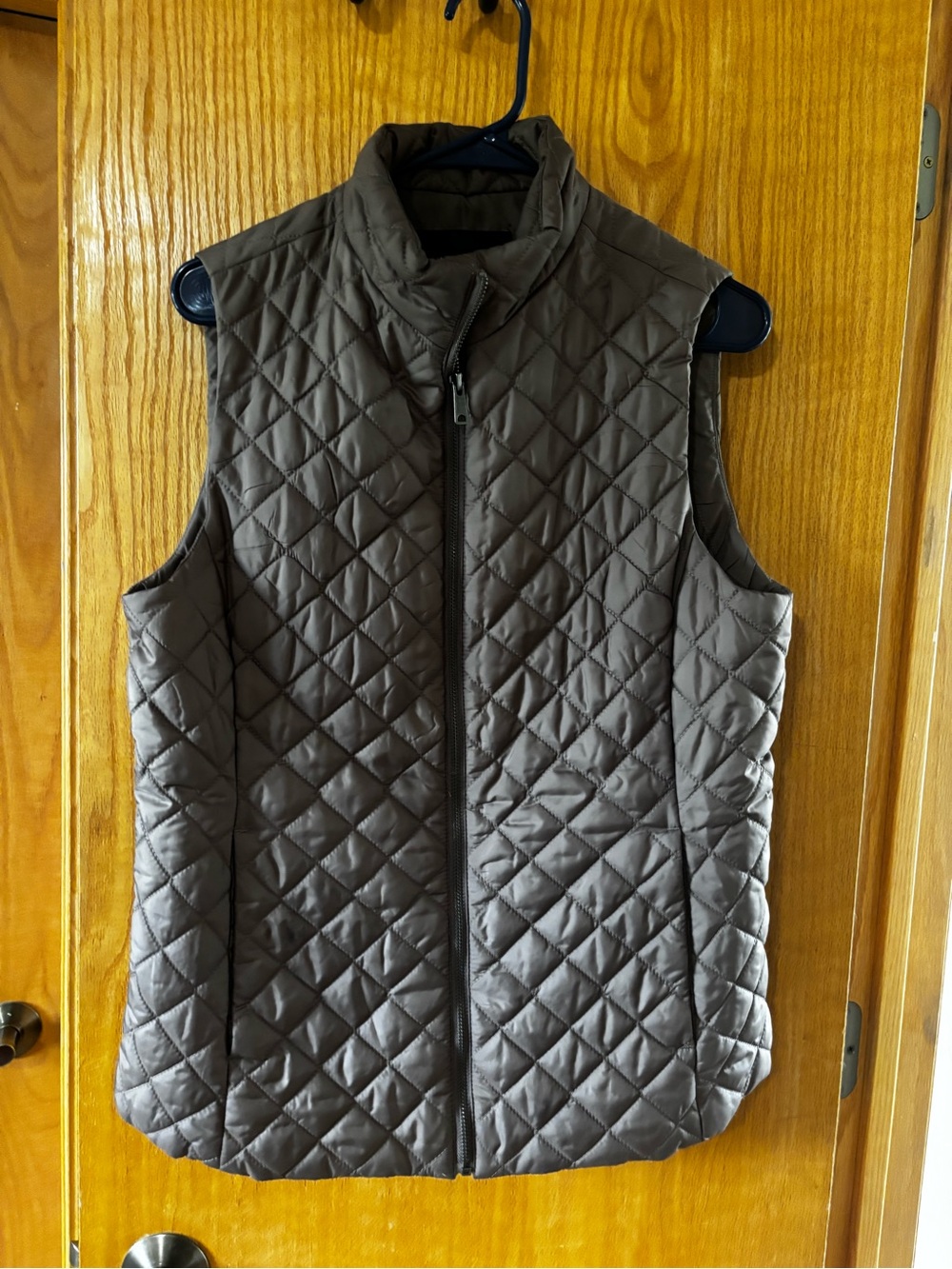 Banana Republic Quilted Brown Sleeveless Vest